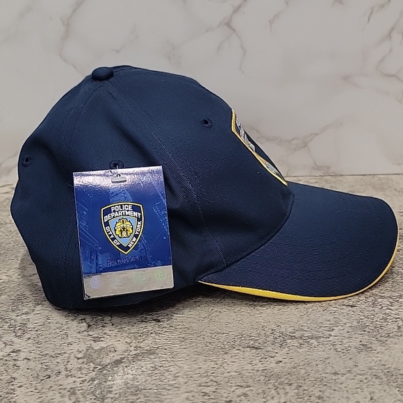 Navy NYPD Shield Hat baseball cap unisex NWT LAST ONE! - Picture 4 of 9